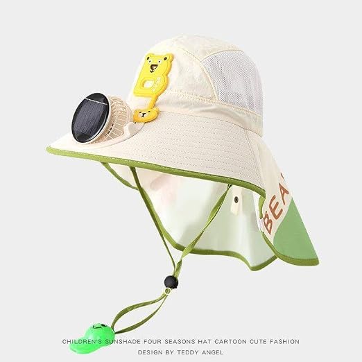 ☀️ SUMMER SALE 50% OFF 🔥 Kids Cooling Sun Protection Fan Hat - Beat Summer Heat & Protect Your Child Outdoors