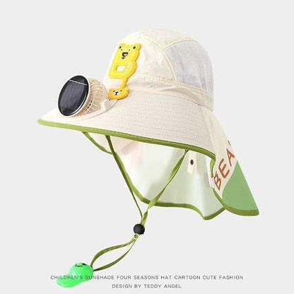 ☀️ SUMMER SALE 50% OFF 🔥 Kids Cooling Sun Protection Fan Hat - Beat Summer Heat & Protect Your Child Outdoors