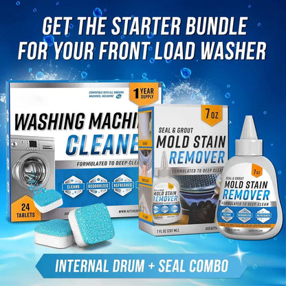 🧽 Mold Stain Remover Gel | Heavy-Duty Cleaner for Washer Seal, Grout & Shower