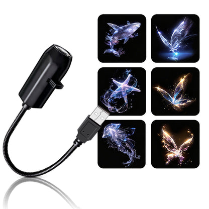 🆙🔥50% OFF! 🔥HD Smart Dynamic 5D Holographic Night Light Projector