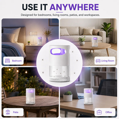 🦟 50% OFF! UV Mosquito Killer Lamp – quiet, USB, chemical🔇🌙