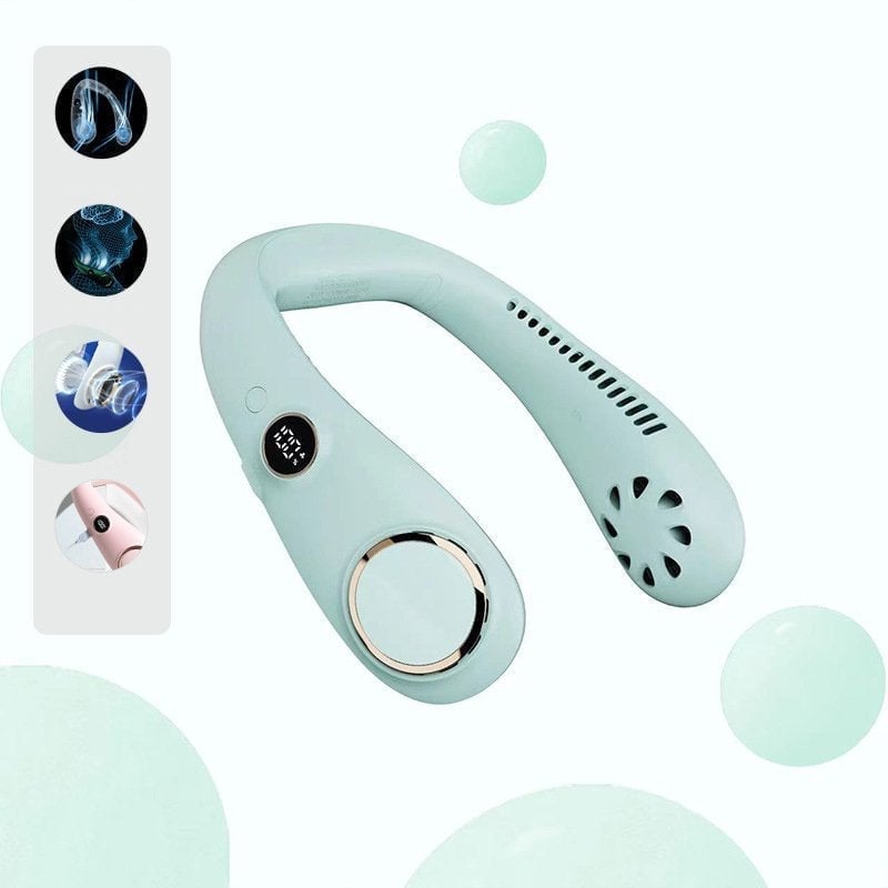 🎧Hands-Free Cooling Wherever Summer Takes You-Stay cool on walks, commutes, outdoor days, and hot workspaces with a lightweight wearable neck fan.