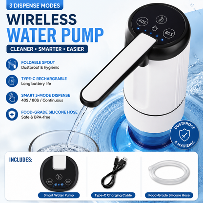 🔥 SUMMER SALE 50% OFF — Electric Water Bottle Pump | One-Touch Water Dispensing Without Heavy Lifting