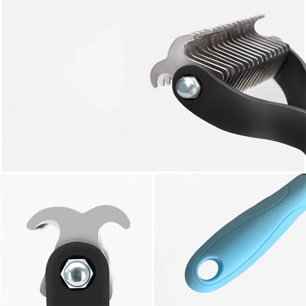 🌸🐱 ivopalo® Double-Sided Grooms Comb – For Dogs & Cats 🐶🐱