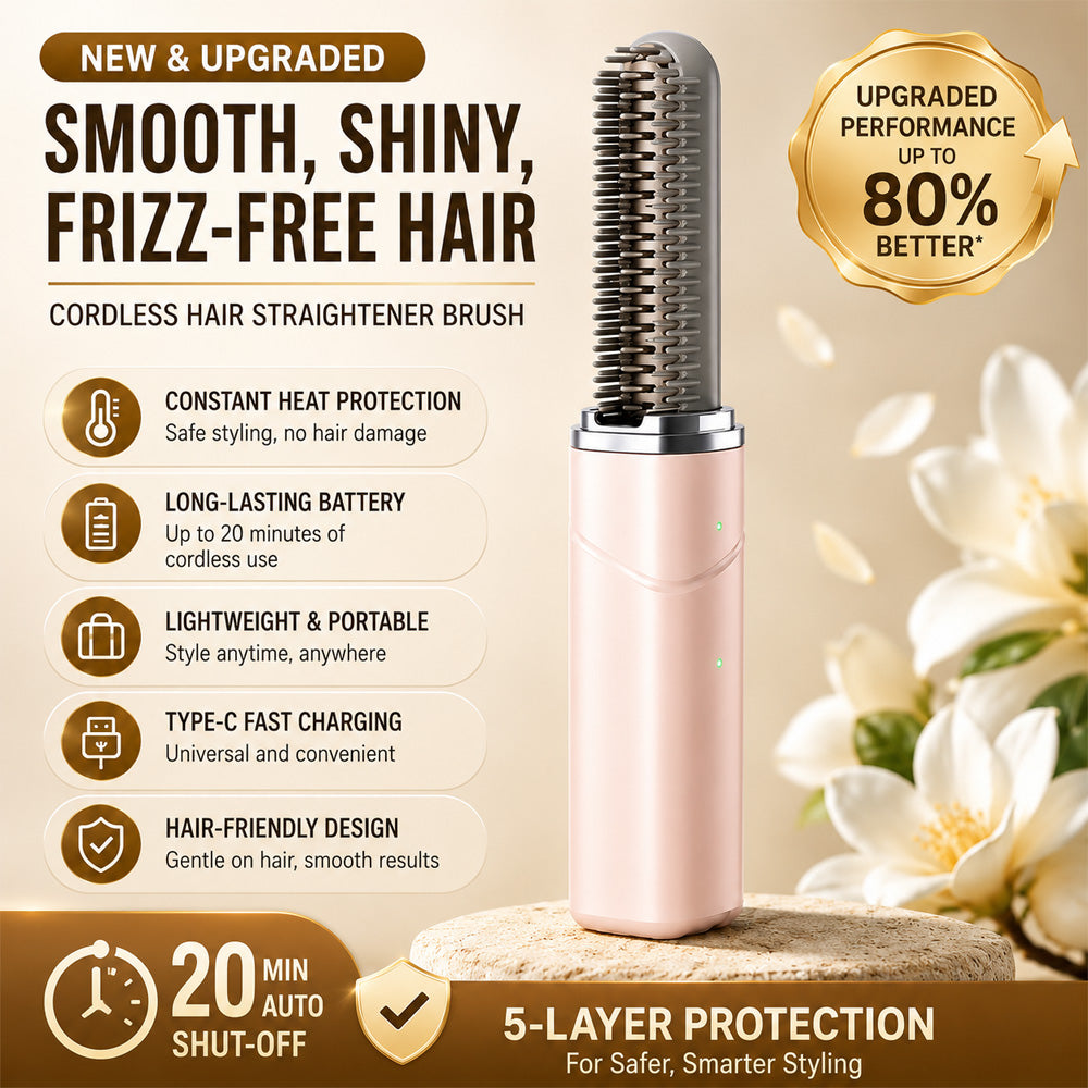 Lipstick-Size Portable Hair Styling Comb
