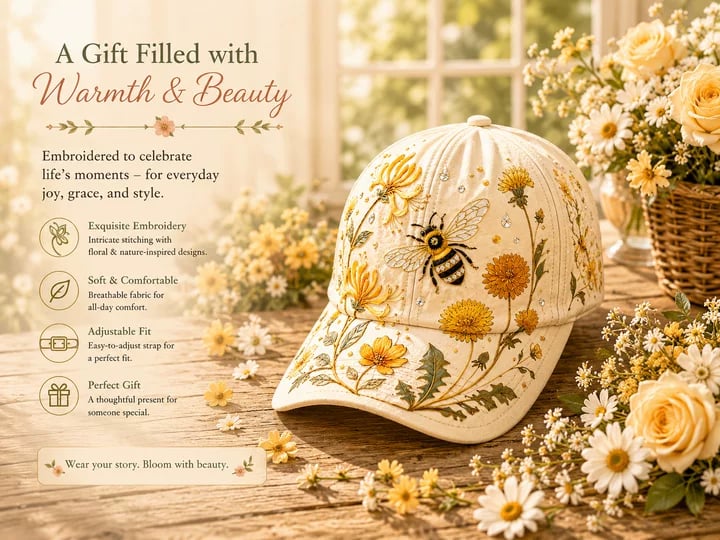 50% OFF 🌸🌿 Garden Morning Cap