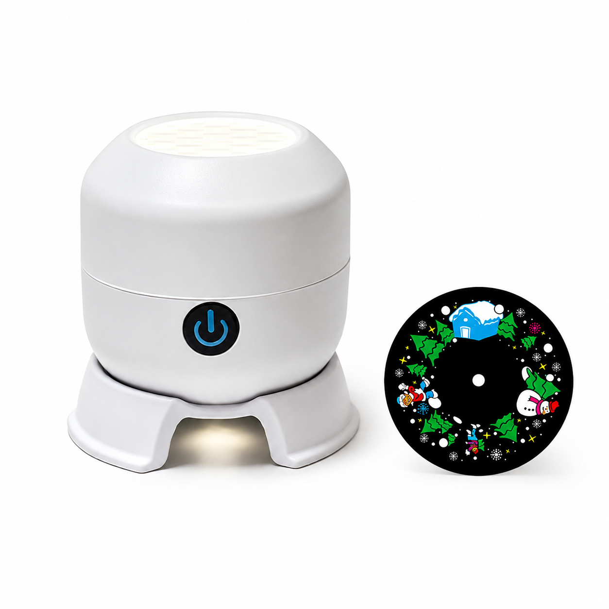 Ivopalo® Dynamic Ocean Wave Projector Night Light – Rotating LED Room Ambience Lamp