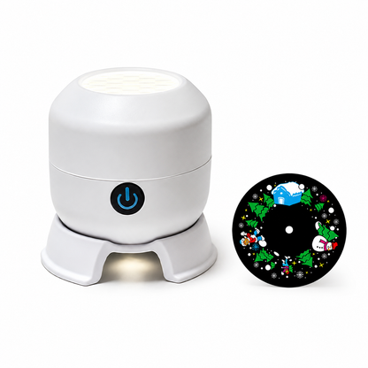 Ivopalo® Dynamic Ocean Wave Projector Night Light – Rotating LED Room Ambience Lamp