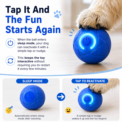 up🔥Smart Auto-Bouncing Dog Ball 🐾Keeps Your Dog Moving, Chasing And Engaged—Even When You’re Busy