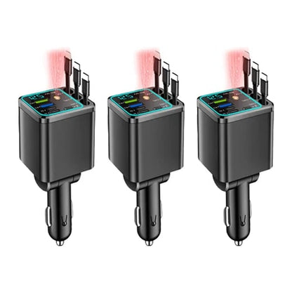 ⚡🚗 50% OFF TODAY — 7-in-1 Wireless Car Charger | RGB Starry Light Display | Smart Voltage Monitor
