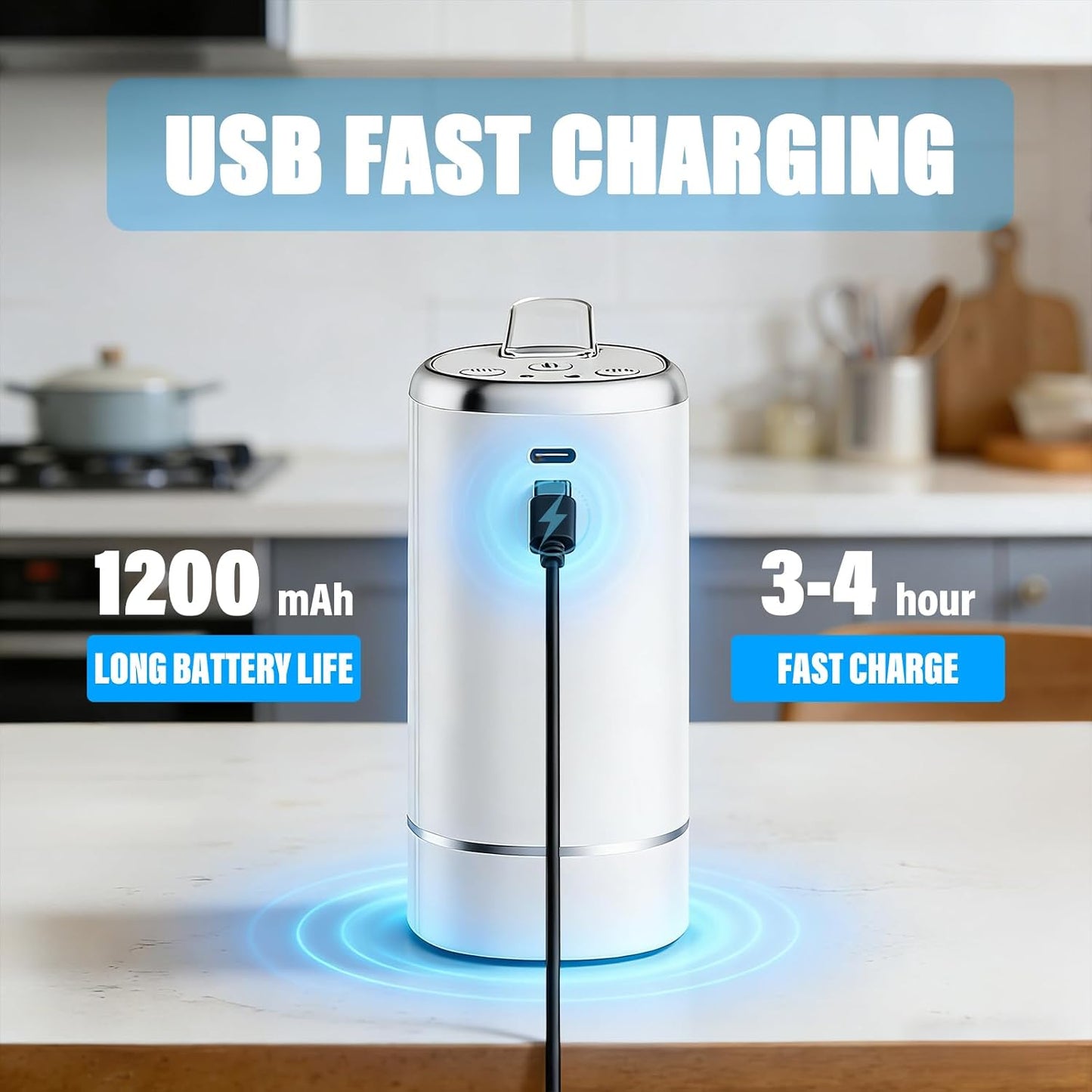 🔥 SUMMER SALE 50% OFF — Electric Water Bottle Pump | One-Touch Water Dispensing Without Heavy Lifting
