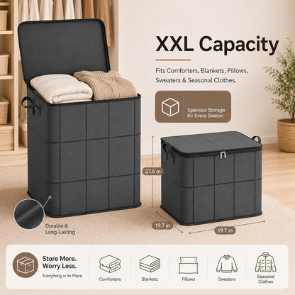 🥳2026 HOT SALE🥳 XXL Foldable Storage Bag with Reinforced Handles