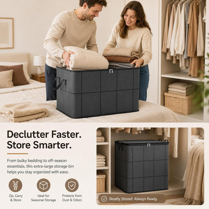 🥳2026 HOT SALE🥳 XXL Foldable Storage Bag with Reinforced Handles