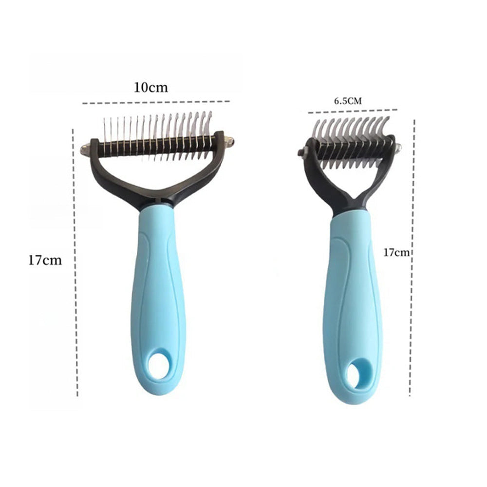 🌸🐱 ivopalo® Double-Sided Grooms Comb – For Dogs & Cats 🐶🐱