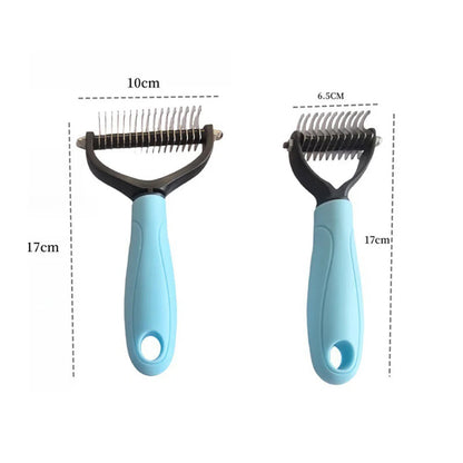 🌸🐱 ivopalo® Double-Sided Grooms Comb – For Dogs & Cats 🐶🐱