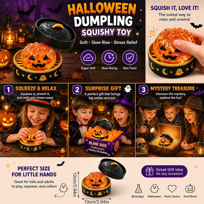 Halloween Bao Bun Squishy Blind Box – Cute Spooky Stress Relief Toy