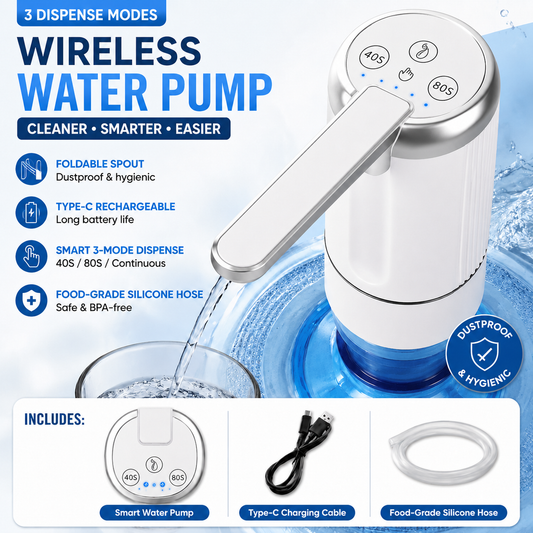 up🔥 SUMMER SALE 50% OFF — Electric Water Bottle Pump | One-Touch Water Dispensing Without Heavy Lifting