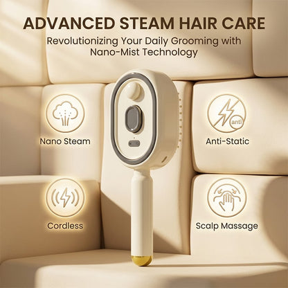 🔥50% OFF! 🔥Electric Spray Scalp Massage Brush with Mist & Red Light