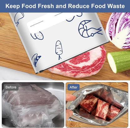 🔥 ivopalo® Reusable Aluminium Foil Sealable Storage Bags — Keep Food Fresh For Longer