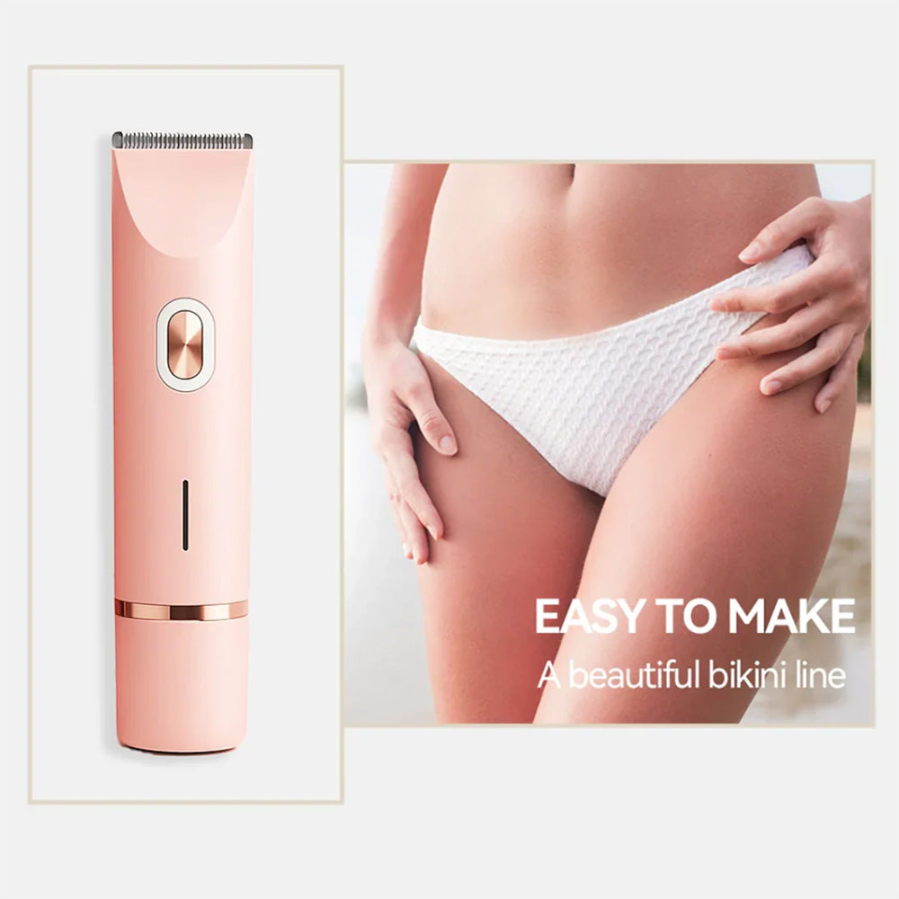🆙✨2-in-1 Painless Bikini Hair Trimmer for Face & Body