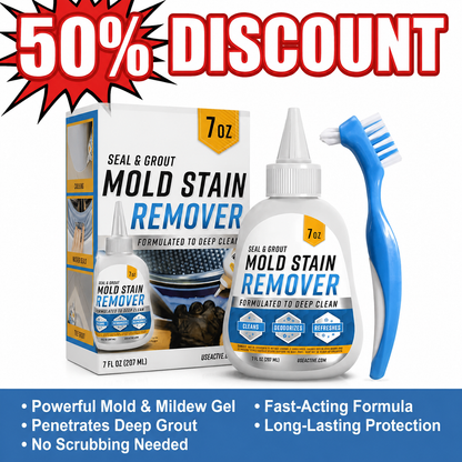 up🧽 Mold Stain Remover Gel | Heavy-Duty Cleaner for Washer Seal, Grout & Shower