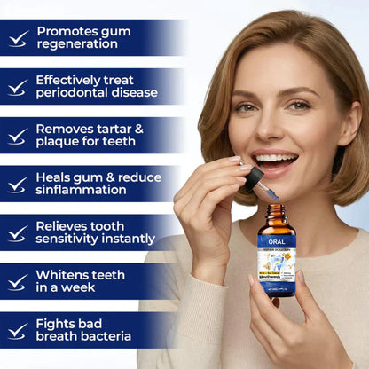 🆙 ivopalo® Advanced Oral Repair Care — Extra-Strength Bee Venom Drops Against Loose Teeth Bleeding Gums & Plaque — Premium Mouthwash Alternative