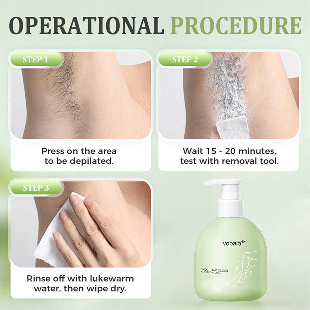 🫧  Ivopalo® Gentle and Non-Irritating Hair Removal Cream