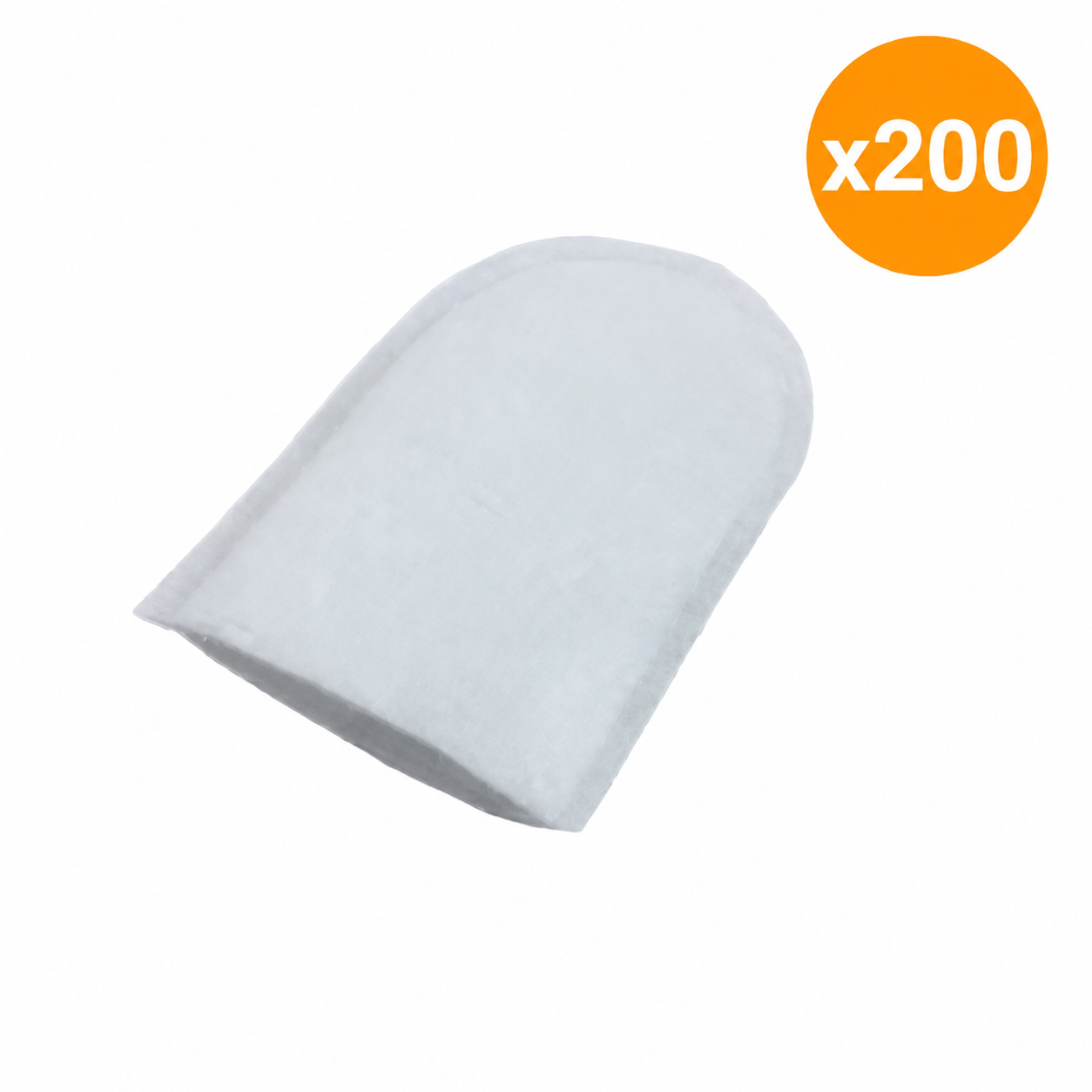 200 thin filter bags [with 10 straps]