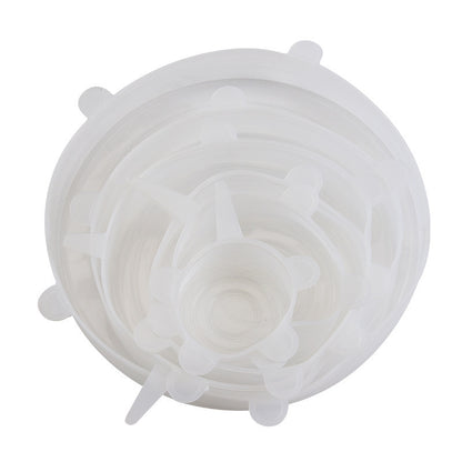 up Stop Wasting Plastic Wrap Every Day - Stretch, seal, and reuse. These silicone stretch lids help cover leftovers, half-cut fruit, bowls, cups, and jars in seconds — without fighting with messy disposable wrap.
