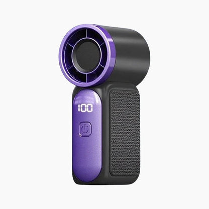 🆙ivopalo Mini Portable Handheld Fan Rechargeable with Desk Support Base