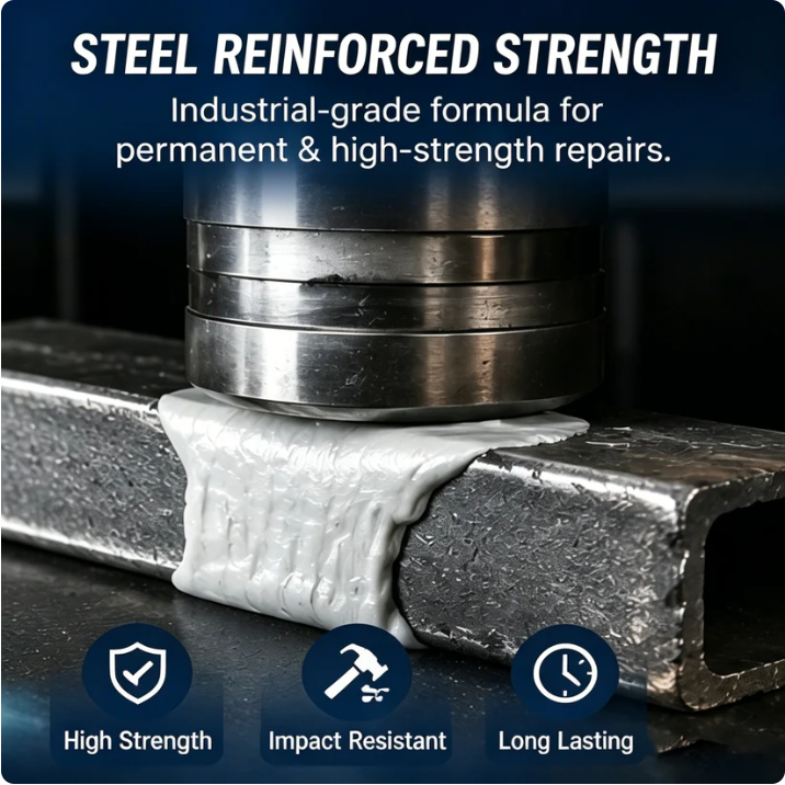 💥SAVE 50% NOW🏠Steel Reinforced Epoxy Repair Putty — Universal Glue for Metal, Wood, Plastic