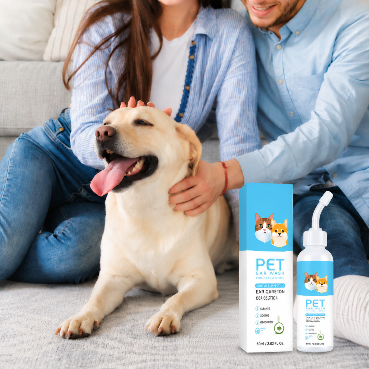 Anti-Itch Ear Cleaner for Dogs & Cats