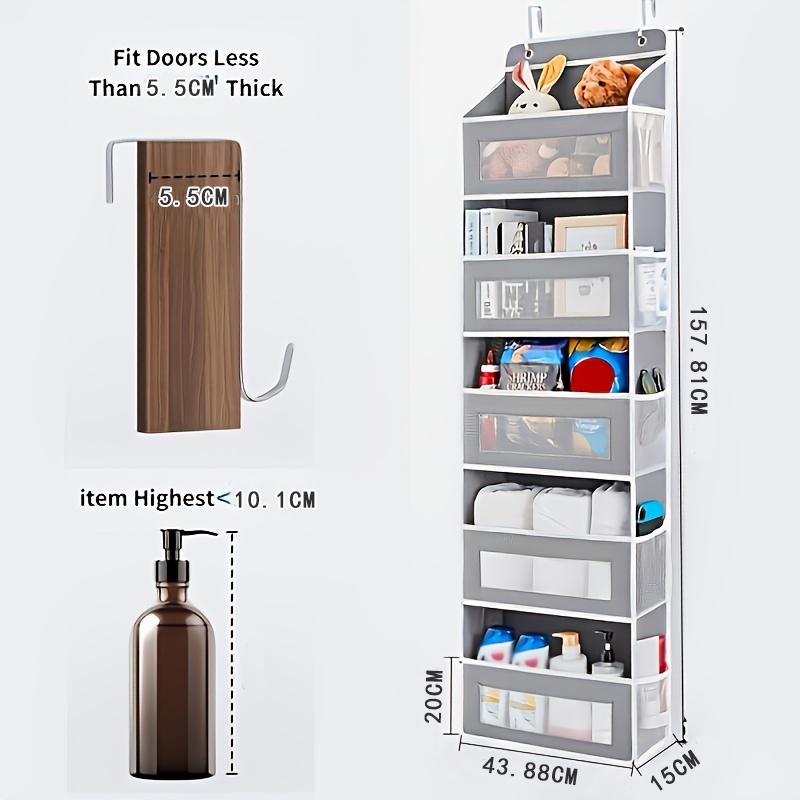 🚪 ivopalo® Over-the-Door 4-Tier Storage Organizer – Large Pocket Hanging Organizer for Bedroom Bathroom & Pantry
