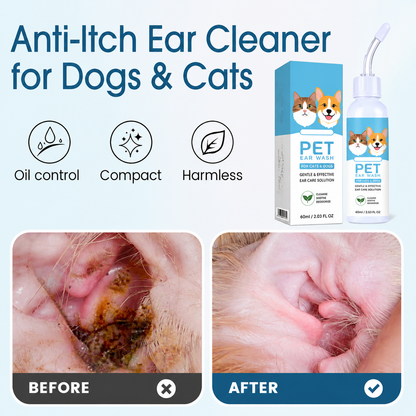 Anti-Itch Ear Cleaner for Dogs & Cats