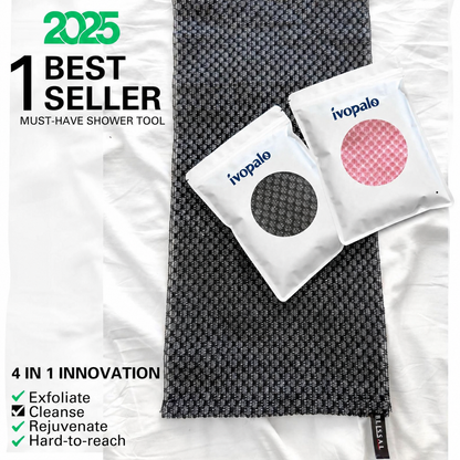 up ivopalo® Exfoliating Antibacterial Shower Towel