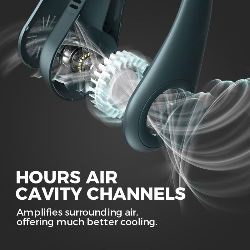 🎧Hands-Free Cooling Wherever Summer Takes You-Stay cool on walks, commutes, outdoor days, and hot workspaces with a lightweight wearable neck fan.