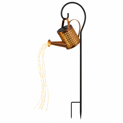 🆙Ivopalo® Solar Watering Can Garden Light – Outdoor Solar Waterfall Lights for Yard, Patio & Garden Decor