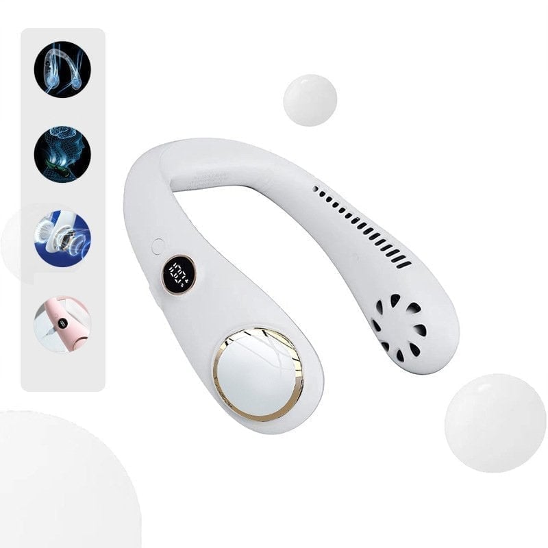🎧Hands-Free Cooling Wherever Summer Takes You-Stay cool on walks, commutes, outdoor days, and hot workspaces with a lightweight wearable neck fan.