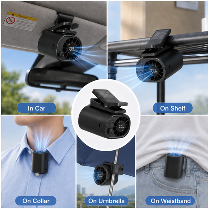 up Clip-On Portable Cooling Fan-Hands-Free Cooling Wherever Summer Takes You