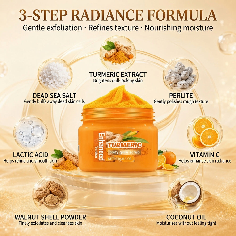 🔥🔥✨ ivopalo® Turmeric Body Glow Scrub