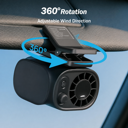 up Clip-On Portable Cooling Fan-Hands-Free Cooling Wherever Summer Takes You