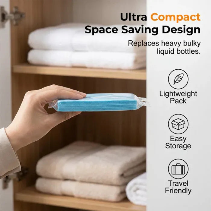 🆙 ivopalo® Water-Soluble Floor Cleaning Sheets — Highly Concentrated Formula for an Instant Streak-Free Shine