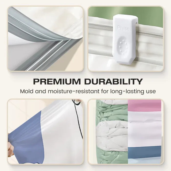 👝ivopalo® No-Pump Vacuum Storage Bags for Comforters Blankets and Clothes