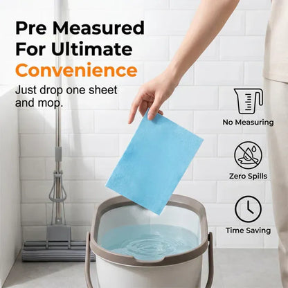 🆙 ivopalo® Water-Soluble Floor Cleaning Sheets — Highly Concentrated Formula for an Instant Streak-Free Shine